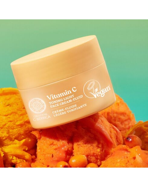 Crème Fluide Visage Tonifiante Légère C-Berrica - 50 ml
