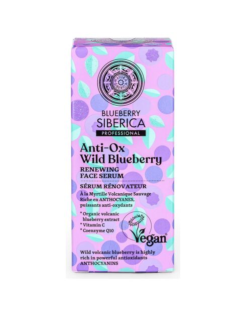Anti-OX Wild Blueberry Regenerierendes Gesichtsserum - 30 ml