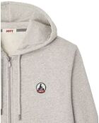 Sweat à capuche Zipper Mexico gris chiné