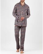 Pyjama Chemise & Pantalon Finn marron