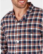 Pyjama Chemise & Pantalon Finn marron