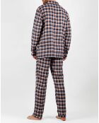 Pyjama Chemise & Pantalon Finn marron