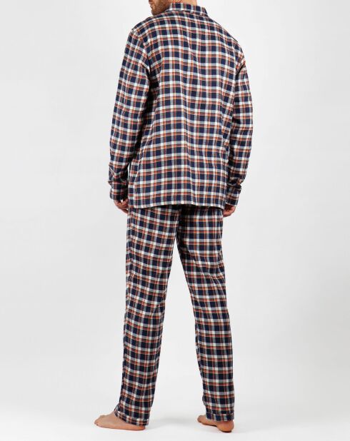 Pyjama Chemise & Pantalon Finn marron