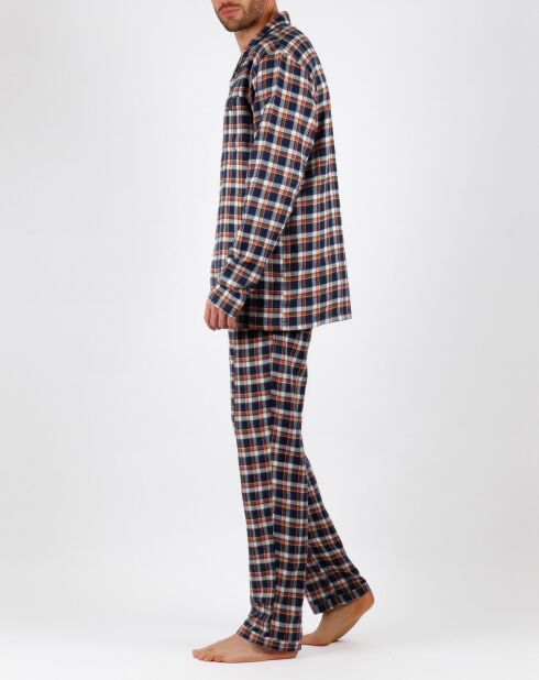 Pyjama Chemise & Pantalon Finn marron