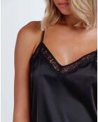 Pyjama Débardeur & Pantalon Jiya noir/rose