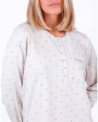 Pyjama Haut à manches longues & Pantalon Seraphina gris clair