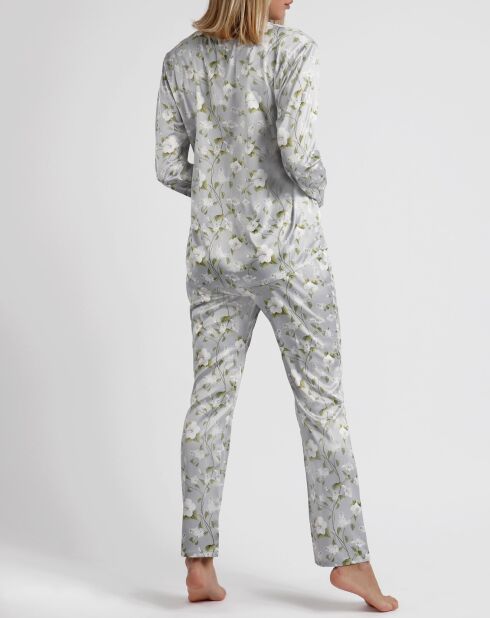 Pyjama Chemise & Pantalon Selena gris