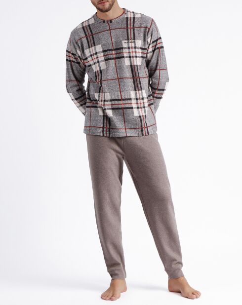 Haut à manches longues & Pantalon Xavier marron