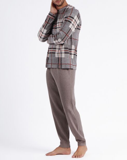 Haut à manches longues & Pantalon Xavier marron