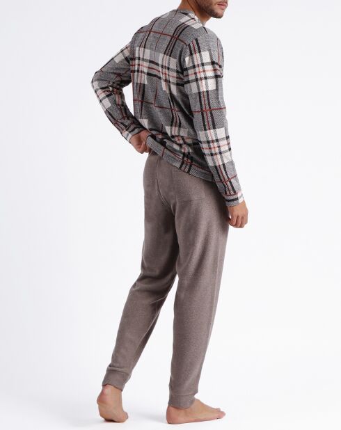 Haut à manches longues & Pantalon Xavier marron