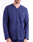Pyjama Chemise & Pantalon Zane bleu