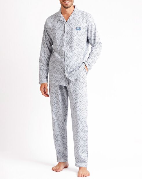 Pyjama Chemise & Pantalon Rhys gris