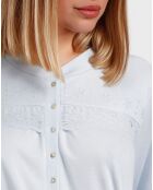 Robe de chambre Juno bleu ciel