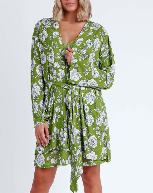 Grünes Negligé Alina