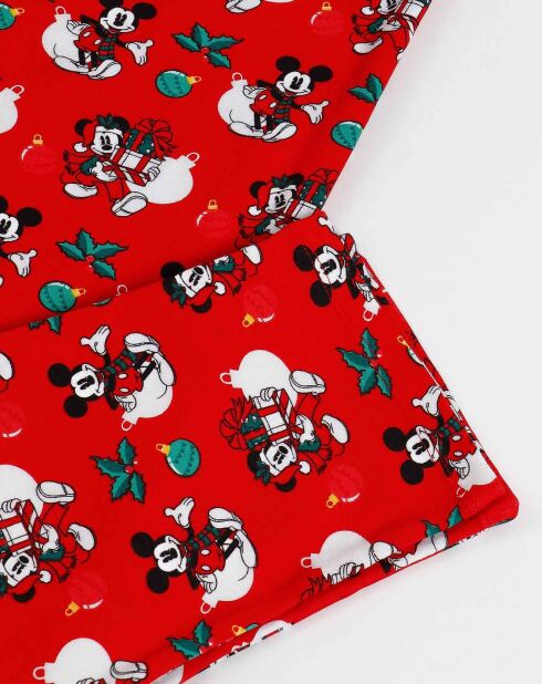 Pyjama Haut manches longues & Pantalon Valentina rouge