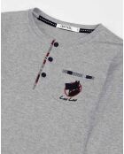 Pyjama Haut manches longues & Pantalon Hassan gris