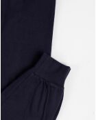 Pyjama Haut manches longues & Pantalon Oliver gris/noir