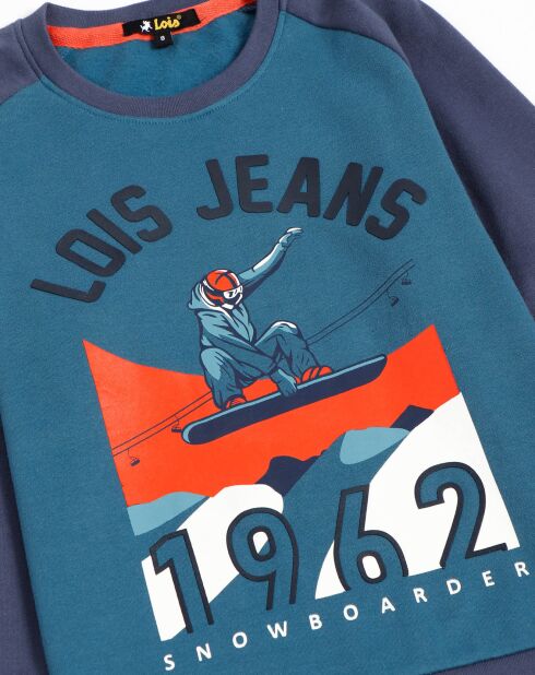 Pyjama Haut manches longues & Pantalon Rafael bleu