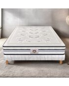 Matelas à mémoire de forme Le Chambourcy blanc - 140x200 cm