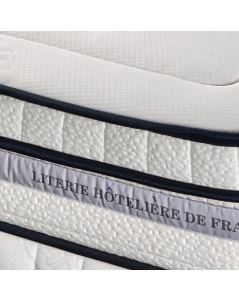 Ensemble Matelas Le Chambourcy & Sommier blanc - 80x200 cm