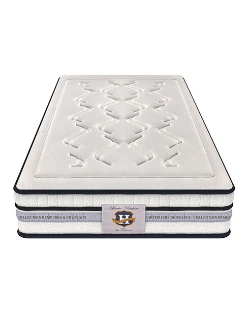 Ensemble Matelas Le Chambourcy & Sommier blanc - 80x200 cm
