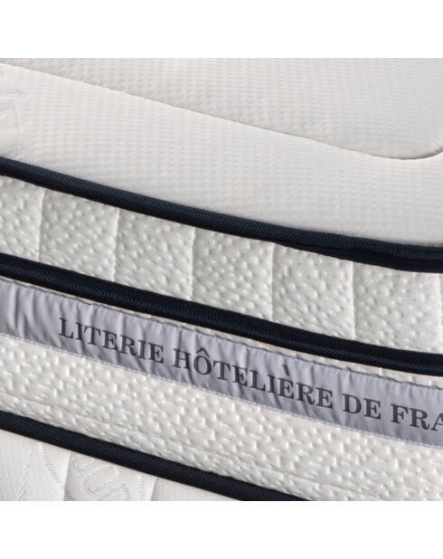 Ensemble Matelas Le Chambourcy & Sommier blanc - 90x200 cm