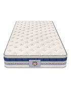 Matelas à ressorts et mémoire de forme Le Villandry blanc - 80x200 cm