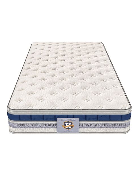 Matelas à ressorts et mémoire de forme Le Villandry blanc - 80x200 cm