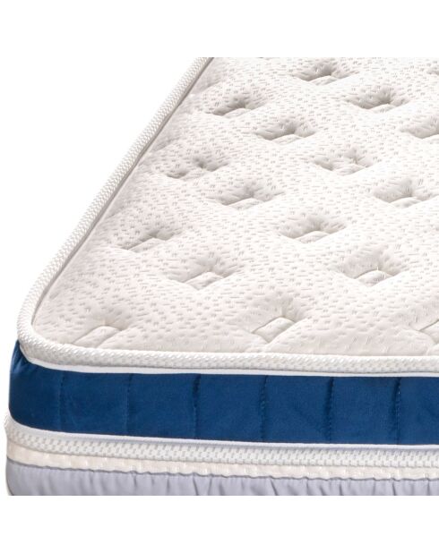 Matelas à ressorts et mémoire de forme Le Villandry blanc - 90x190 cm