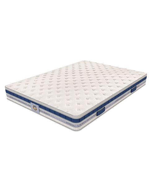 Matelas à ressorts et mémoire de forme Le Villandry blanc - 140x200 cm