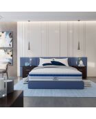 Matelas à ressorts et mémoire de forme Le Villandry blanc - 140x200 cm