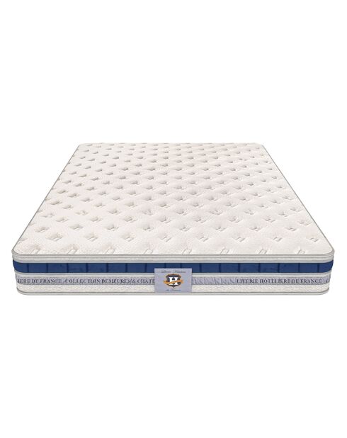 Matelas à ressorts et mémoire de forme Le Villandry blanc - 140x200 cm