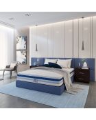 Matelas à ressorts et mémoire de forme Le Villandry blanc - 160x200 cm