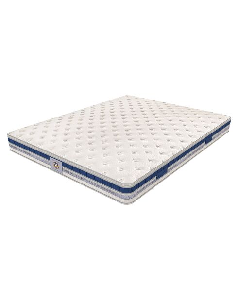 Matelas à ressorts et mémoire de forme Le Villandry blanc - 200x200 cm