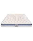 Matelas à ressorts et mémoire de forme Le Villandry blanc - 200x200 cm