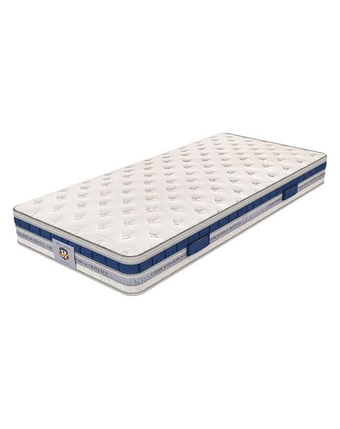 Ensemble Matelas Le Villandry & Sommier blanc - 90x190 cm