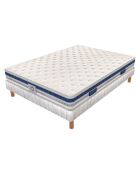 Ensemble Matelas Le Villandry & Sommier blanc - 140x200 cm
