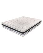 Matelas à ressorts et mémoire de forme Versailles blanc - 180x200 cm