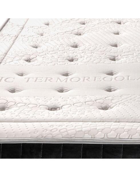 Matelas à ressorts et mémoire de forme Versailles blanc - 180x200 cm