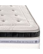 Matelas à ressorts et mémoire de forme Versailles blanc - 180x200 cm