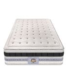 Ensemble Matelas Versailles & Sommier blanc - 90x190 cm