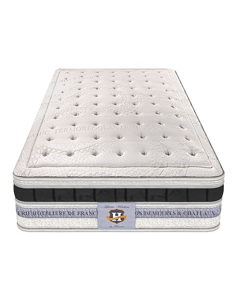 Ensemble Matelas Versailles & Sommier blanc - 90x190 cm