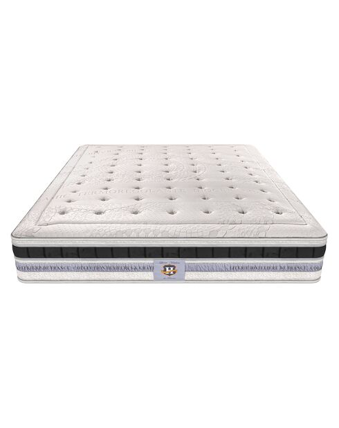 Ensemble Matelas Versailles & 2 Sommiers blanc - 200x200 cm
