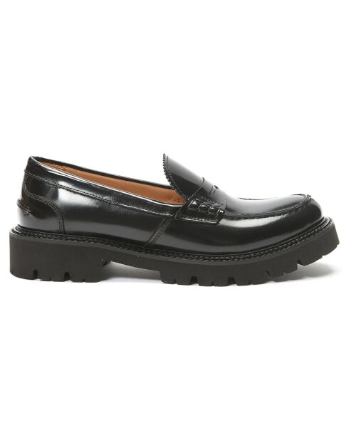 Mocassins en Cuir Louise noirs