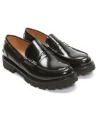 Mocassins en Cuir Marius noirs