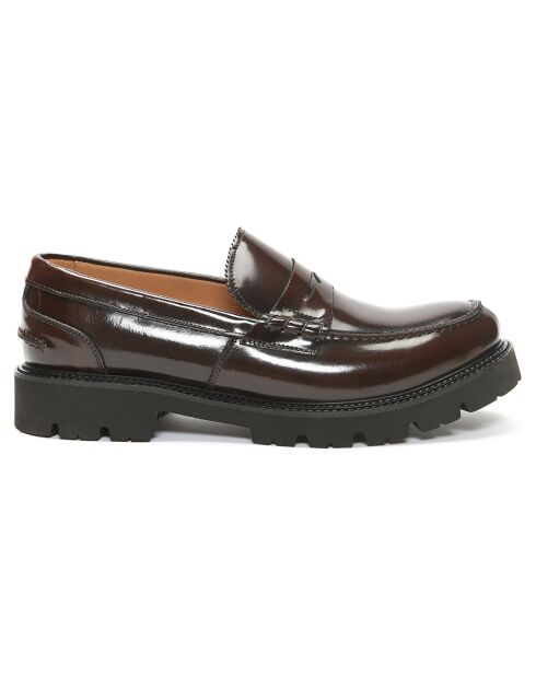 Mocassins en Cuir César marron