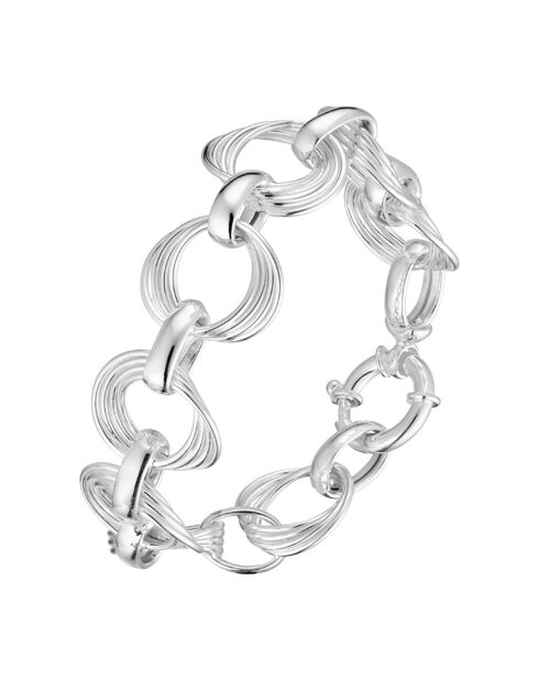 Bracelet cercles emmêlés en Argent