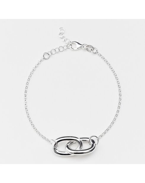 Bracelet ovales en Argent