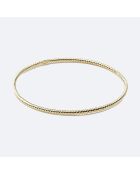 Jonc torsadé en Laiton doré