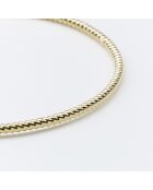 Jonc torsadé en Laiton doré